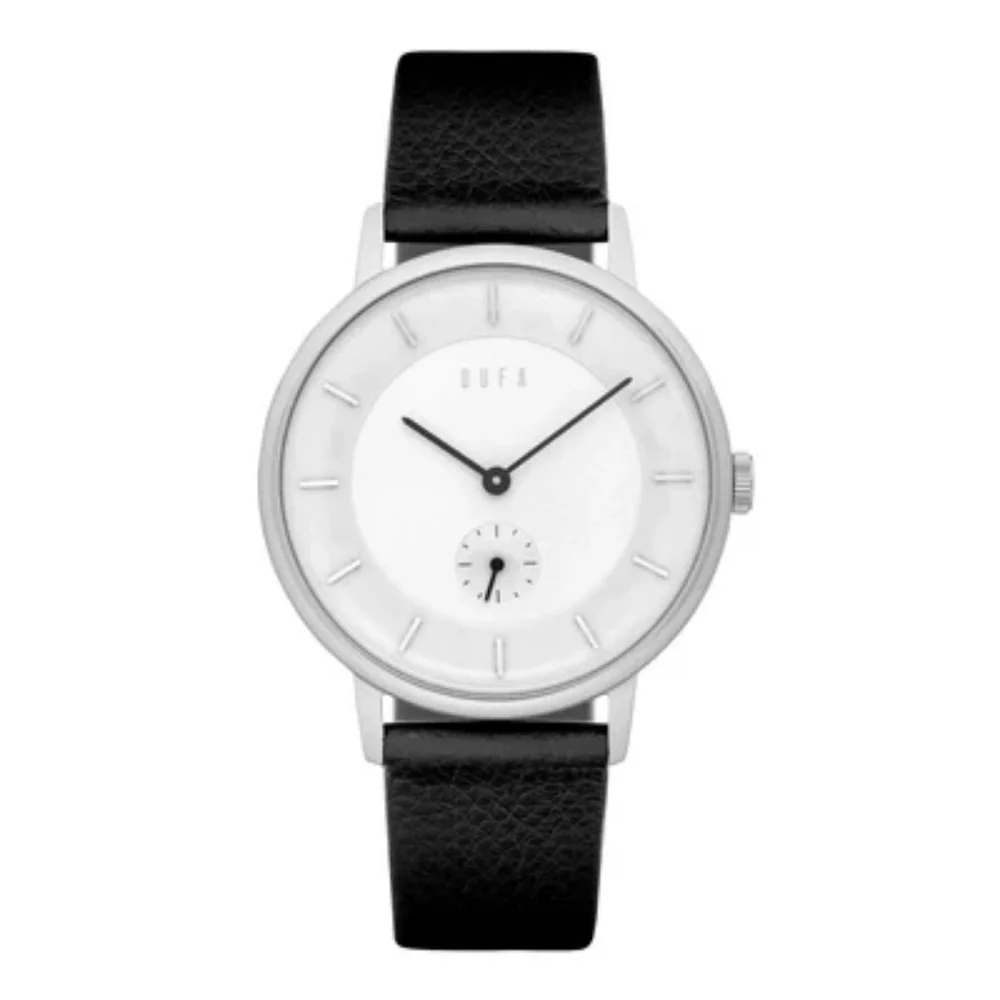 DuFa x Kroyer Saetter Lassen DF-9031-01 Silver White Analog Watch - Picture 1 of 7